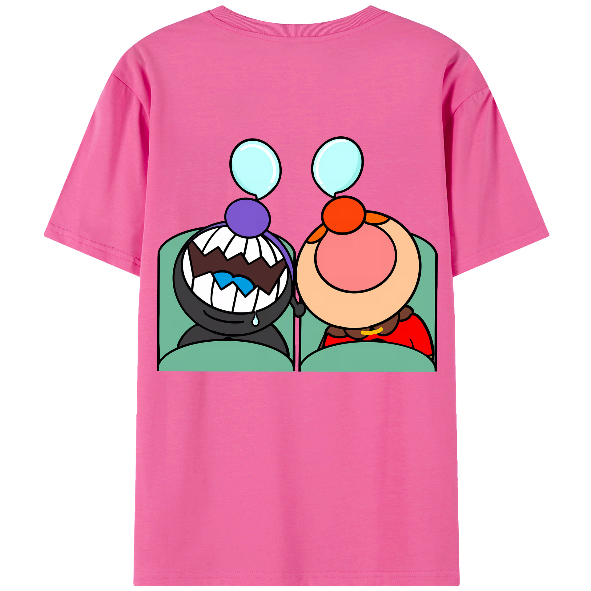 （画像用） アンパンマン Anpanman レディース半袖Tシャツ(バックプリント)